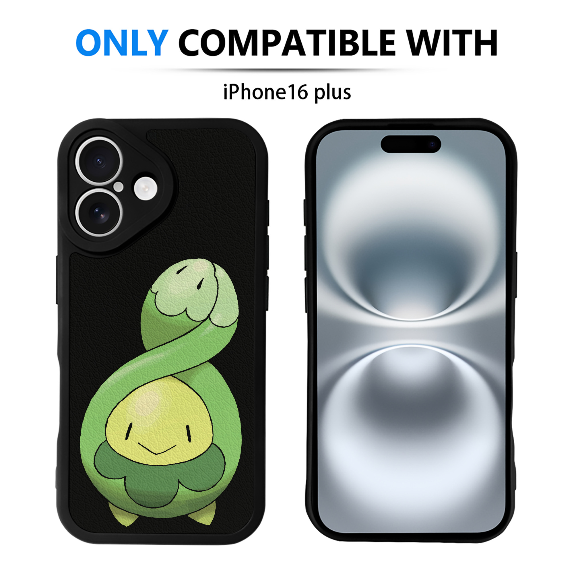 （画像用） ポケットモンスター Pokémon 【iPhone 16シリーズ対応】シリコンスマホケース（レザー調） 材質：シリコン